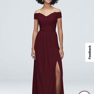 David’s Bridal Bridesmaid Dress